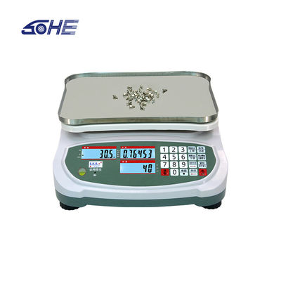 산업용 SOHE 2024 ABS LCD 스크린 산업용 무게 테이블 스케일 AC220V 전원 공급