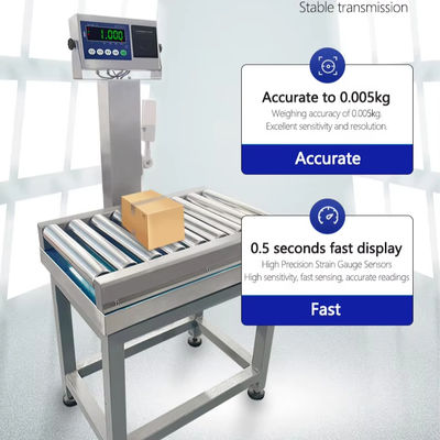 고 정밀 식품 체크 웨이거 15-500kg 580*800mm 스테인리스 스틸 컨베이어