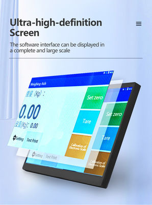 SOHE Y7 7인치 안드로이드 스마트 스크린 QR 코드 박스 무게 지표 LED 디스플레이 ABS