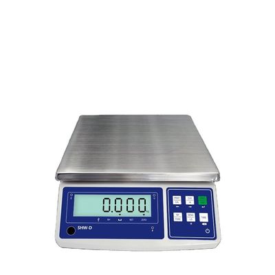 15KG 용량 및 사용자 정의 가능한 LCD 디스플레이를 가진 정밀성 방수 웨이징 테이블 스케일