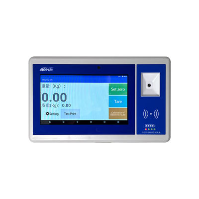 7인치 ABS LCD 디스플레이 안드로이드 스마트 화면 QR 코드 배터리 카메라 스위프 카드 무게 지표 및 센서