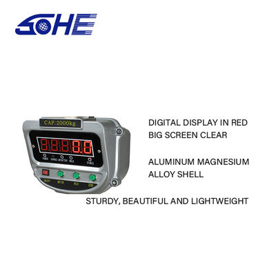 LED LCD 디스플레이 크레인 스케일 편리하고 가벼운 2t 사용자 정의 OEM 지원