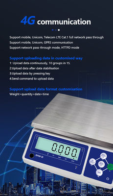 SHWDL-4G 3-30KG LCD 디스플레이와 함께 산업 무게 척도 고 정밀 테이블 척도