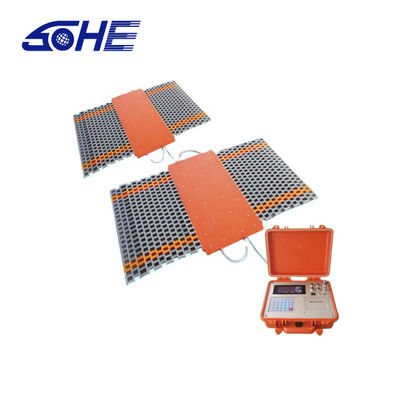 직류 10.5V 25톤 무선 디지털 동적 휴대용 무게 트럭 스케일 OEM