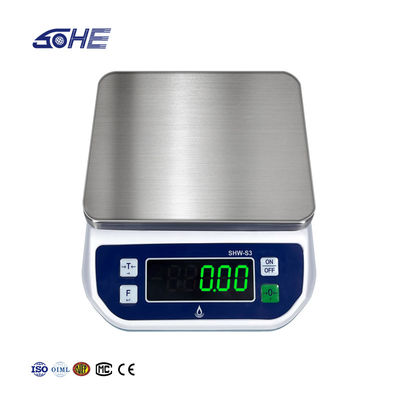 1.5KG 고 정밀성 스테인레스 스틸 ABS 구리 및 요리용 방수 척도 SOHES3