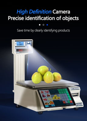 LCD 디스플레이 지능형 바코드 테이블 스케일 SHW-TMF6 30kg 용량