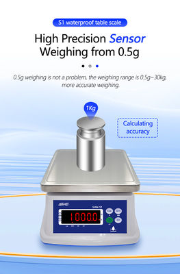 3~30kg 용량 및 맞춤형 지원과 함께 방수 듀얼 스크린 전자 저울