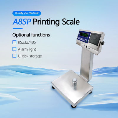 0-30KG 블루투스 방수 스케일 인쇄 스케일 플랫폼 A8SP