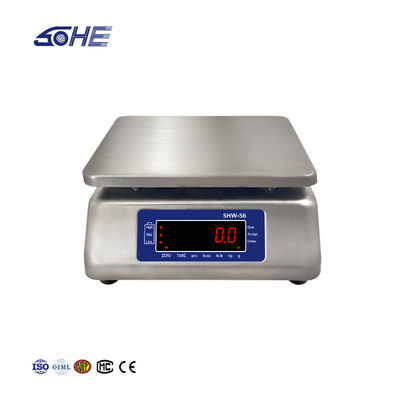 AC220V/50HZ 전원 공급 SOHE S6 3KG 스테인리스 스틸 IP68 강력한 방수 스케일