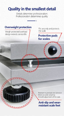 SH8P 304 시리즈 스테인리스 스틸 30-300KG 폭발 방지 스케일 LED 디스플레이 플랫폼 스케일