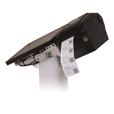 15인치 LCD 디스플레이 15-500kg 해산물 처리 도크 안드로이드 인쇄 라벨 스케일 -10-40C