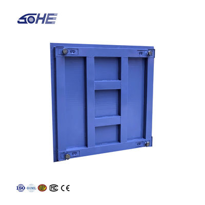 SOHE 1000KG 탄소 스틸 바닥 스케일 브래킷 프린트 LED 디스플레이 용량 0-1000KG
