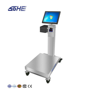 회전 15&quot; 안드로이드 터치 스크린으로 60cm × 80cm 산업 플랫폼 스케일을 무게
