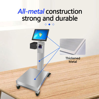 회전 15&quot; 안드로이드 터치 스크린으로 60cm × 80cm 산업 플랫폼 스케일을 무게