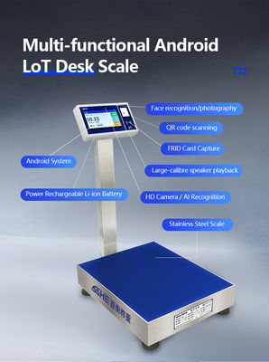 ID/IC/RFID 카드 수집 및 사물 인터넷 입출구 시스템과 함께 블루 7인치 소헤 안드로이드 스마트 스케일