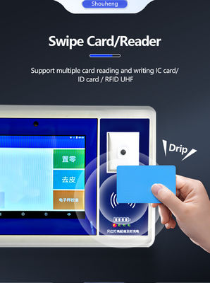 ID/IC/RFID 카드 수집 및 사물 인터넷 입출구 시스템과 함께 블루 7인치 소헤 안드로이드 스마트 스케일