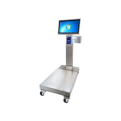 500KG 무게 용량과 80mm 열 프린터와 함께 사용자 정의 가능한 라벨 플랫폼 스케일