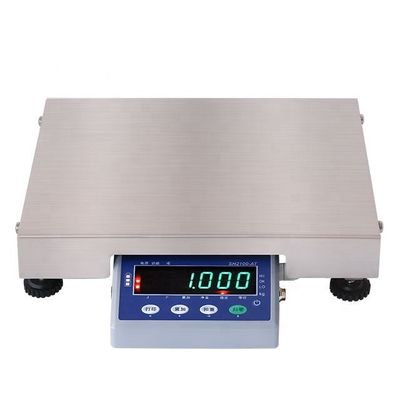 산업용 방수 스테인레스 스틸 무게 테이블 스케일 15KG 2g 240V 전력