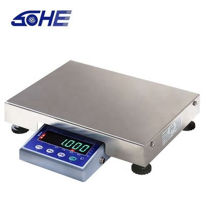 산업용 방수 스테인레스 스틸 무게 테이블 스케일 15KG 2g 240V 전력