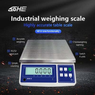 SOHE WD 3KG LCD 디스플레이와 AC220V / 50HZ 전력 산업 무게