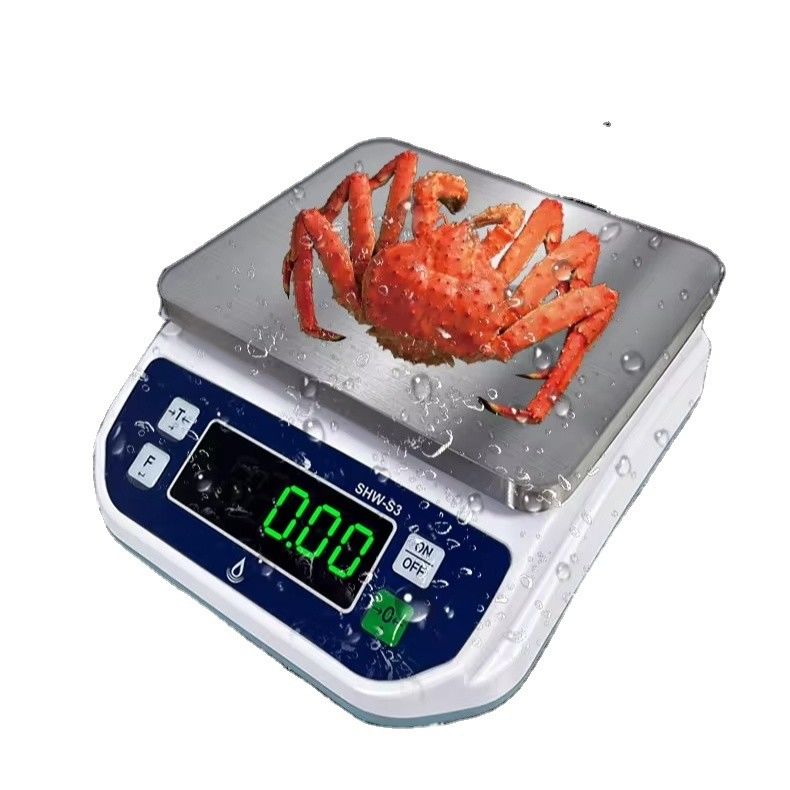 6KG 용량 LED 디스플레이 식품 가공 베이킹 및 고 정밀을위한 방수 스케일