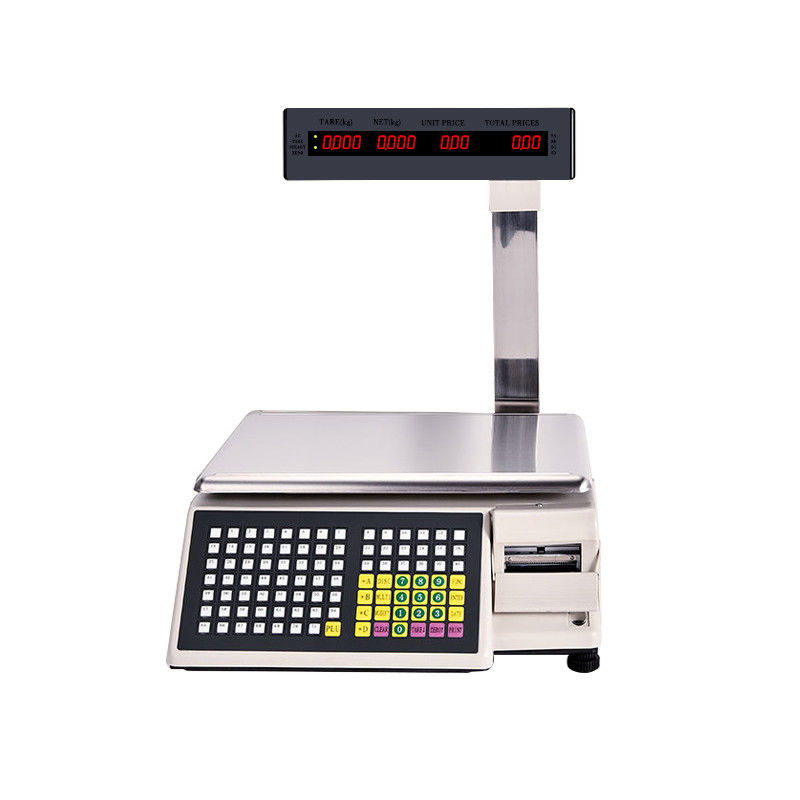 ABS 플라스틱/무화강판 30kg 인쇄 바코드 테이블 스케일 SHW-TMB -20 C-50 C