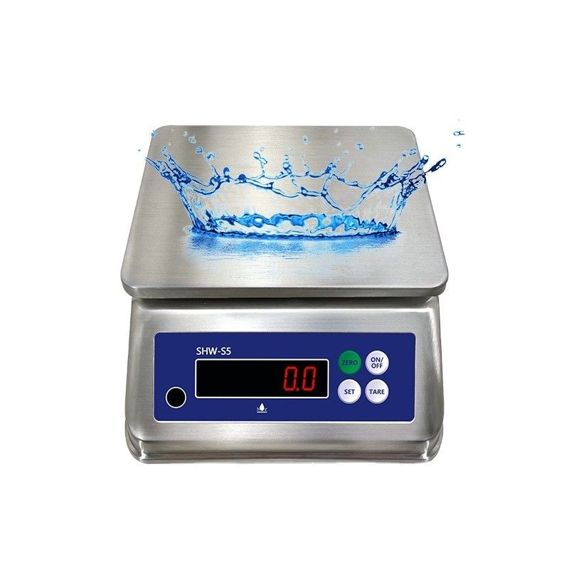 SOHE S5 듀얼 LED 디스플레이와 IP68 방수 등급 3kg 스테인리스 스틸 스케일